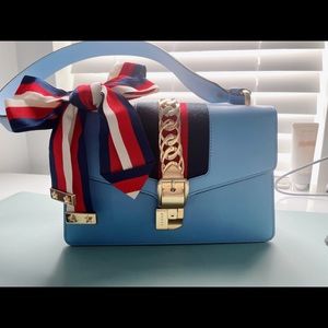 GUCCI Calfskin Small Sylvie Bag